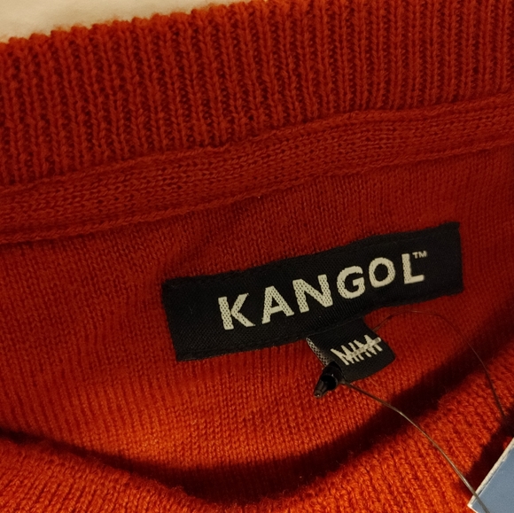 SOLD BNWT KANGOL MEN'S 100% merino wool  SWEATER - Picture 4 of 7